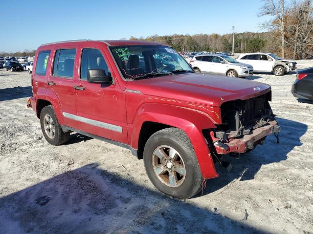 1J8GP28K58W199012 - 2008 JEEP LIBERTY SPORT MAROON photo 4