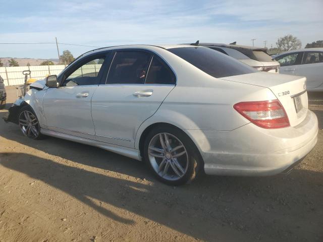 WDDGF54X28R017087 - 2008 MERCEDES-BENZ C 300 WHITE photo 2