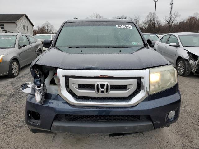 5FNYF4H57BB056241 - 2011 HONDA PILOT EXL BLUE photo 5