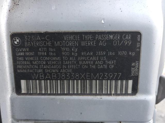 WBABJ8338XEM23977 - 1999 BMW 323 IC AUTOMATIC Silber Foto 12