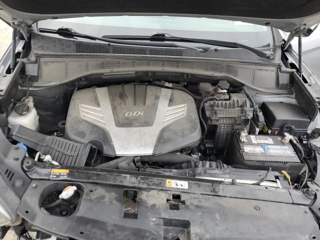 KM8SN4HF6JU292205 - 2018 HYUNDAI SANTA FE SE GRAY photo 12