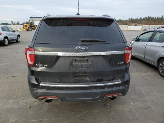 1FM5K8F82JGA70471 - 2018 FORD EXPLORER LIMITED BLACK photo 6