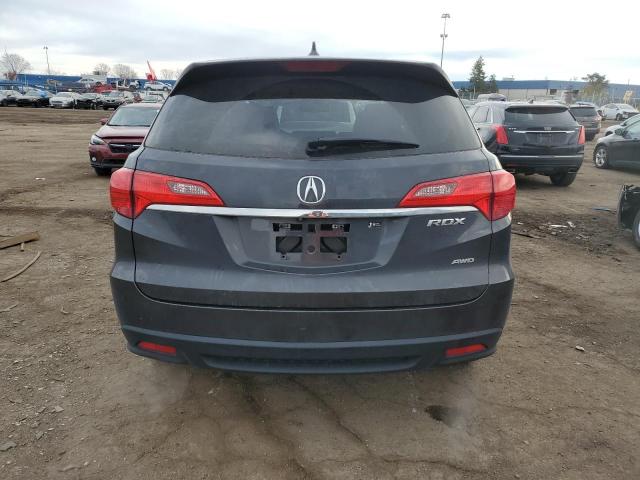 5J8TB4H54FL024809 - 2015 ACURA RDX TECHNOLOGY GRAY photo 6