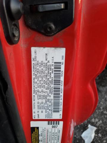 5TEUX42N37Z369779 - 2007 TOYOTA TACOMA ACCESS CAB Қызыл фото 12