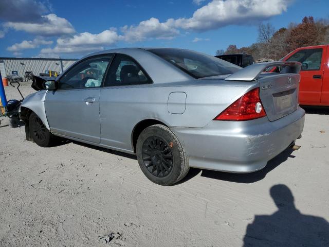 1HGEM225X5L079313 - 2005 HONDA CIVIC LX SILVER photo 2