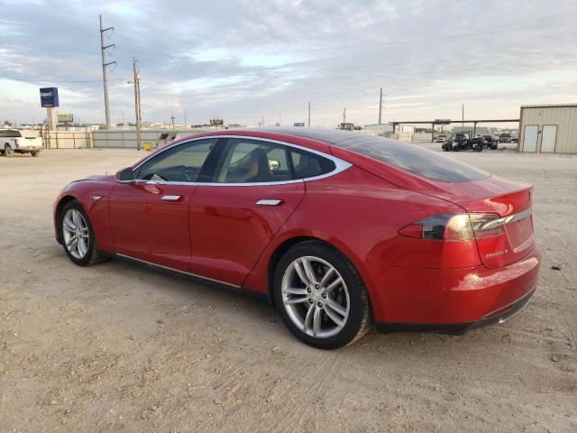 5YJSA1CP7DFP26059 - 2013 TESLA MODEL S Qırmızı foto 2