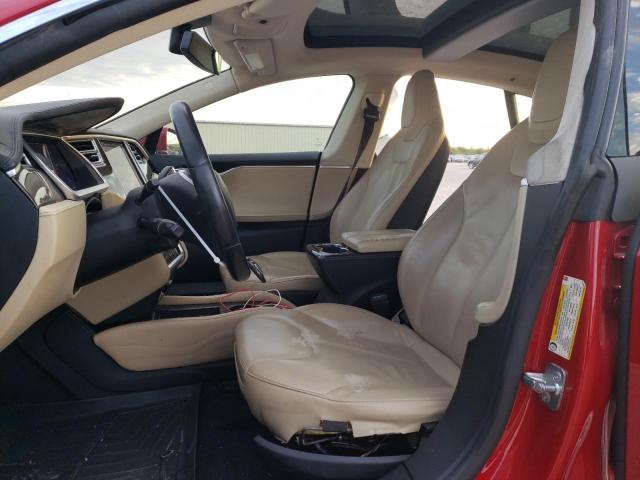 5YJSA1CP7DFP26059 - 2013 TESLA MODEL S Qırmızı foto 7