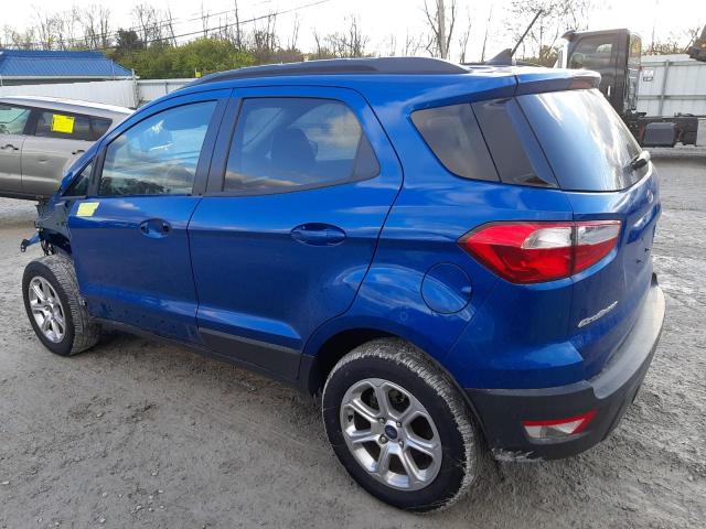 MAJ3S2GE3LC376673 - 2020 FORD ECOSPORT SE BLUE photo 2