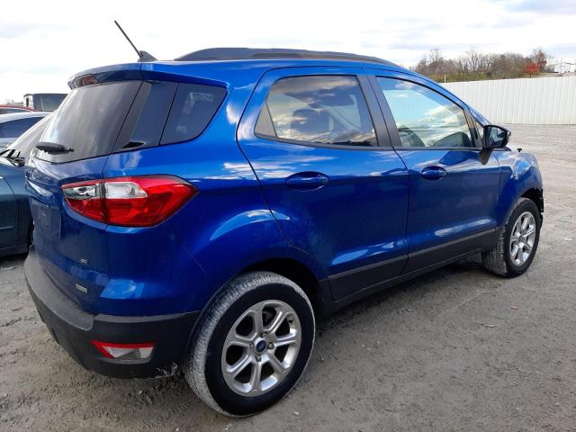 MAJ3S2GE3LC376673 - 2020 FORD ECOSPORT SE BLUE photo 3