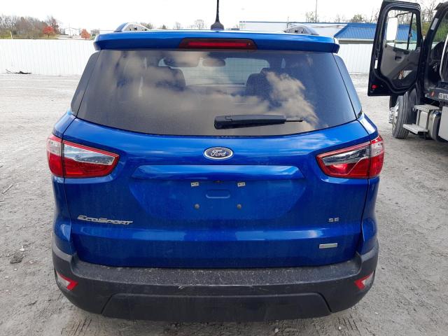 MAJ3S2GE3LC376673 - 2020 FORD ECOSPORT SE BLUE photo 6