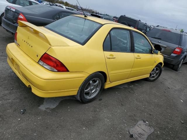 JA3AJ86E63U001586 - 2003 MITSUBISHI LANCER OZ RALLY YELLOW photo 3