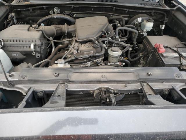 5TFAX5GN7JX128386 - 2018 TOYOTA TACOMA DOUBLE CAB GRAY photo 11