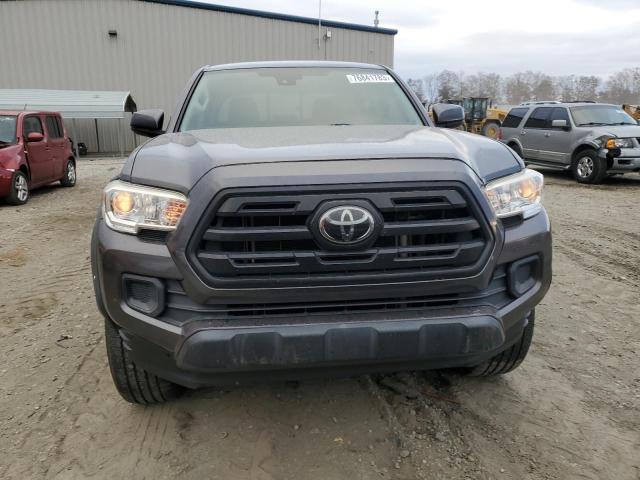 5TFAX5GN7JX128386 - 2018 TOYOTA TACOMA DOUBLE CAB GRAY photo 5