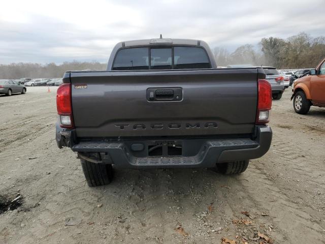 5TFAX5GN7JX128386 - 2018 TOYOTA TACOMA DOUBLE CAB GRAY photo 6