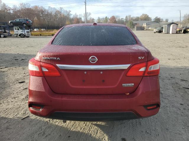 3N1AB7AP9KY300876 - 2019 NISSAN SENTRA S RED photo 6