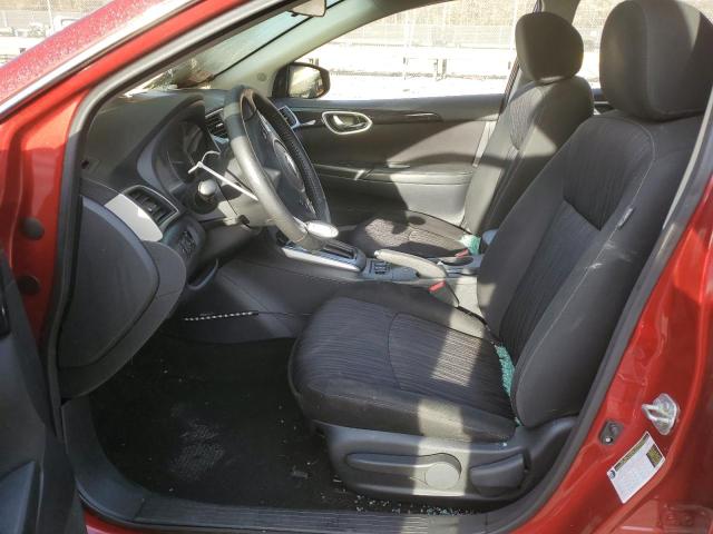 3N1AB7AP9KY300876 - 2019 NISSAN SENTRA S RED photo 7