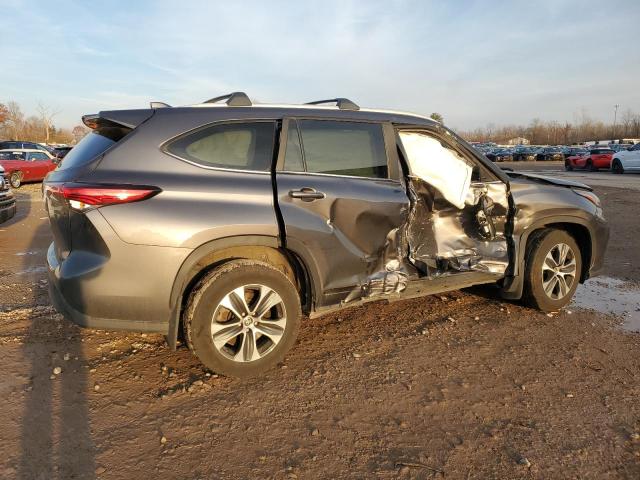 5TDKBRCH9PS563287 - 2023 TOYOTA HIGHLANDER HYBRID XLE GRAY photo 3