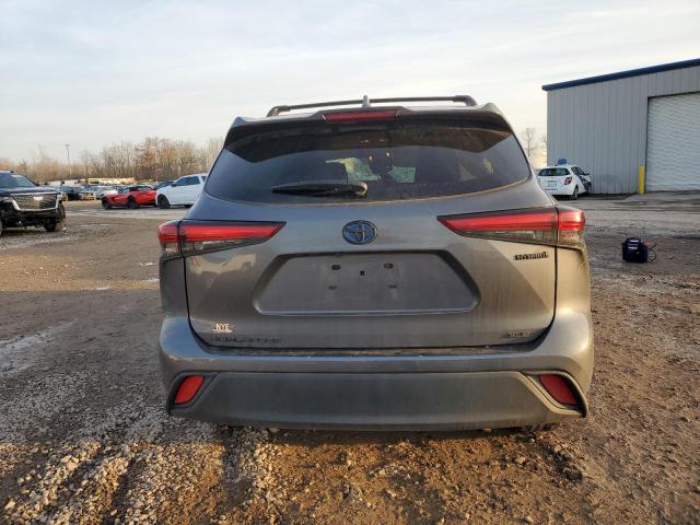 5TDKBRCH9PS563287 - 2023 TOYOTA HIGHLANDER HYBRID XLE GRAY photo 6