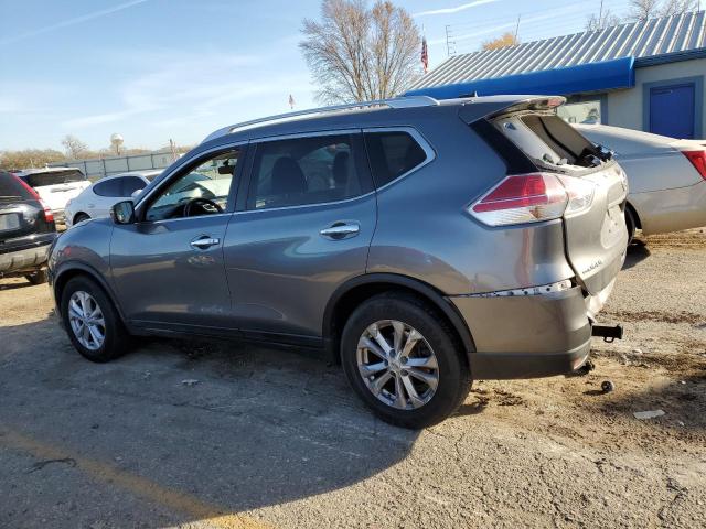 KNMAT2MV0FP510636 - 2015 NISSAN ROGUE S GRAY photo 2