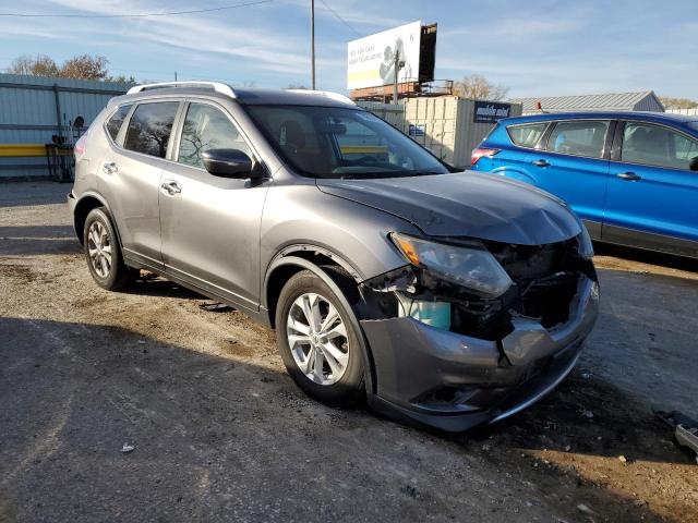 KNMAT2MV0FP510636 - 2015 NISSAN ROGUE S GRAY photo 4