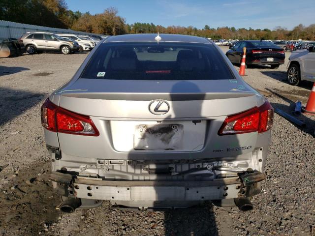 JTHCF5C25B5048524 - 2011 LEXUS IS 250 SILVER photo 6