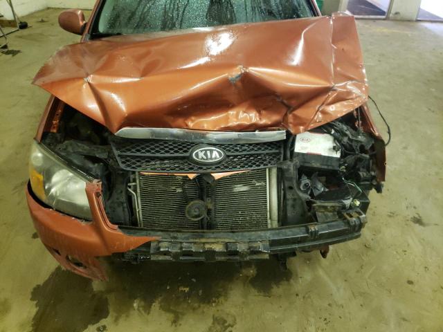 KNAFE161585015977 - 2008 KIA SPECTRA5 5 SX ORANGE photo 11