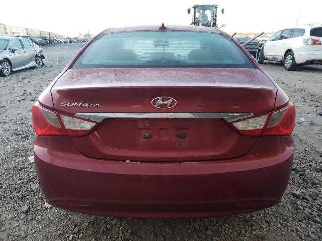 5NPEB4AC5DH561061 - 2013 HYUNDAI SONATA GLS RED photo 6