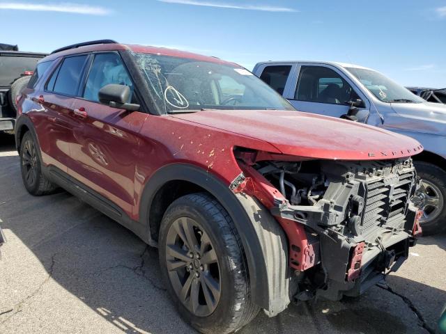 1FMSK7DH2MGB61096 - 2021 FORD EXPLORER XLT RED photo 4