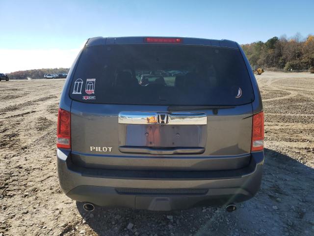 5FNYF3H57EB019110 - 2014 HONDA PILOT EXL GRAY photo 6