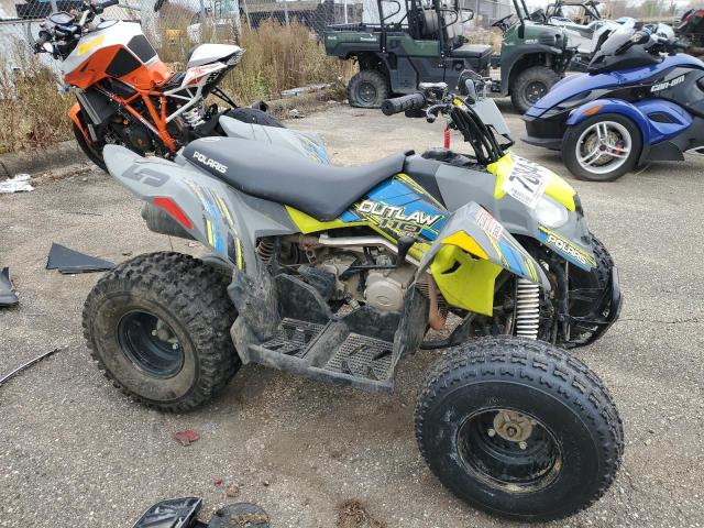 RF3YAK119MT052359 - 2021 POLARIS OUTLAW 110 EFI GRAY photo 1