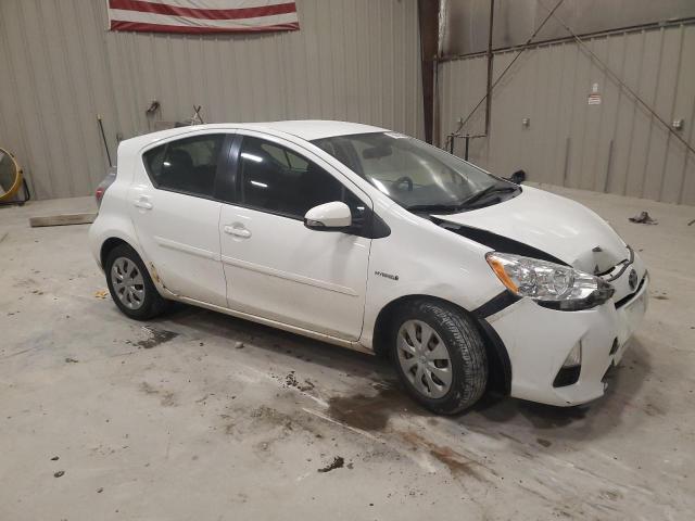 JTDKDTB31D1554489 - 2013 TOYOTA PRIUS C WHITE photo 4