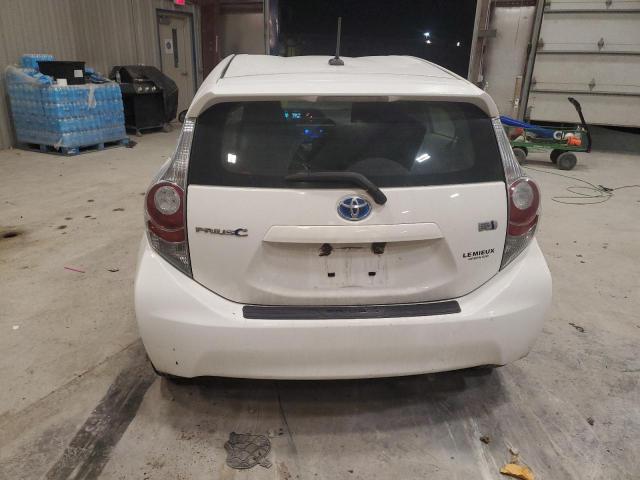 JTDKDTB31D1554489 - 2013 TOYOTA PRIUS C WHITE photo 6