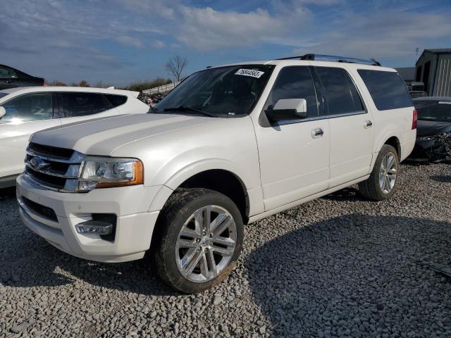 1FMJK1KT3FEF46598 - 2015 FORD EXPEDITION EL LIMITED WHITE photo 1