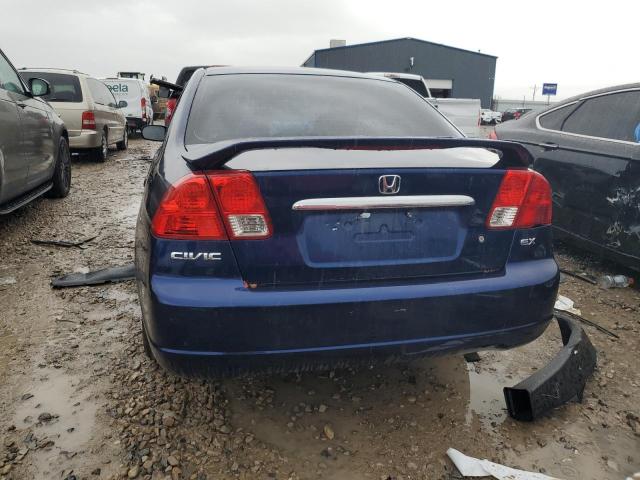 2HGES26713H558912 - 2003 HONDA CIVIC EX BLUE photo 6