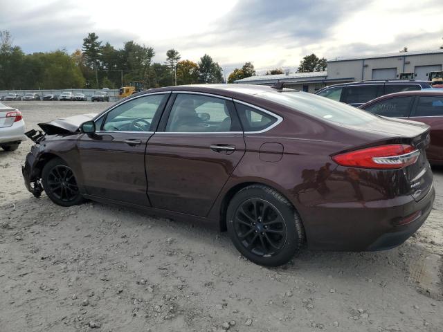 3FA6P0MUXKR137247 - 2019 FORD FUSION SEL MAROON photo 2