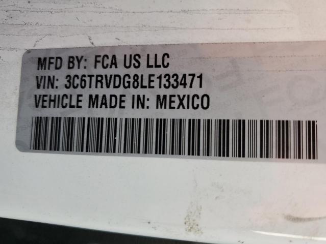 3C6TRVDG8LE133471 - 2020 RAM PROMASTER 2500 HIGH WHITE photo 13