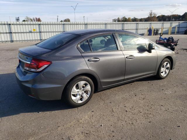 2HGFB2F55DH597300 - 2013 HONDA CIVIC LX GRAY photo 3