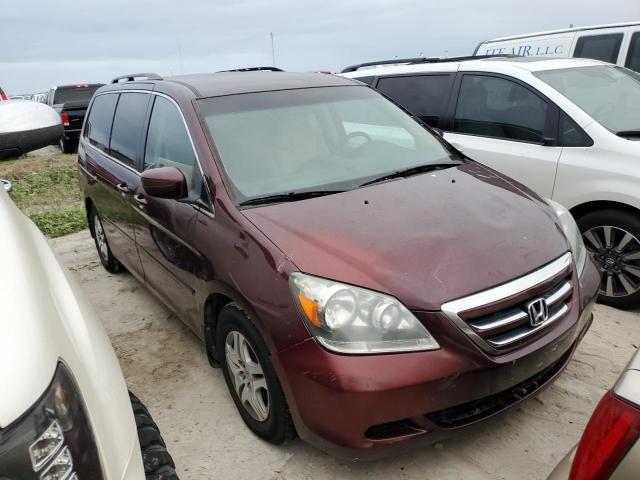 5FNRL38407B412745 - 2007 HONDA ODYSSEY EX BURGUNDY photo 4