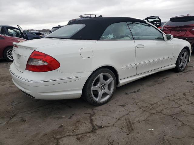 WDBTK72G37T076197 - 2007 MERCEDES-BENZ CLK 550 WHITE photo 3