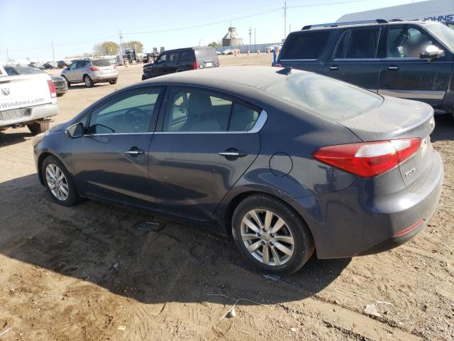 KNAFX4A85E5047405 - 2014 KIA FORTE EX GRAY photo 2