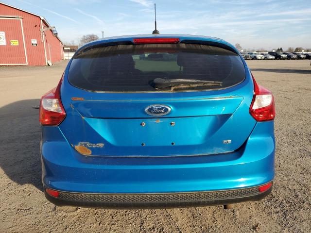 1FAHP3K23CL123931 - 2012 FORD FOCUS SE BLUE photo 6