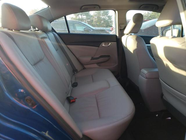 2HGFB2F91FH504861 - 2015 HONDA CIVIC EXL ლურჯი ფოტო 10