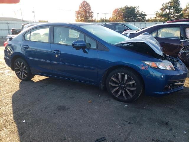 2HGFB2F91FH504861 - 2015 HONDA CIVIC EXL BLUE photo 4