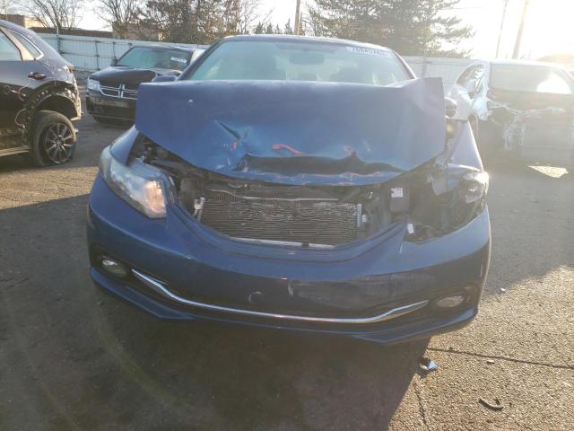 2HGFB2F91FH504861 - 2015 HONDA CIVIC EXL ლურჯი ფოტო 5