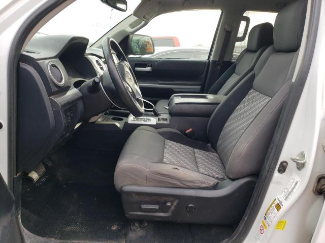5TFUW5F19JX682723 - 2018 TOYOTA TUNDRA DOUBLE CAB SR/SR5 WHITE photo 7