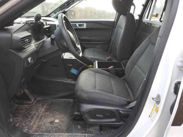 1FM5K8AB1MGA65558 - 2021 FORD EXPLORER POLICE INTERCEPTOR თეთრი ფოტო 7