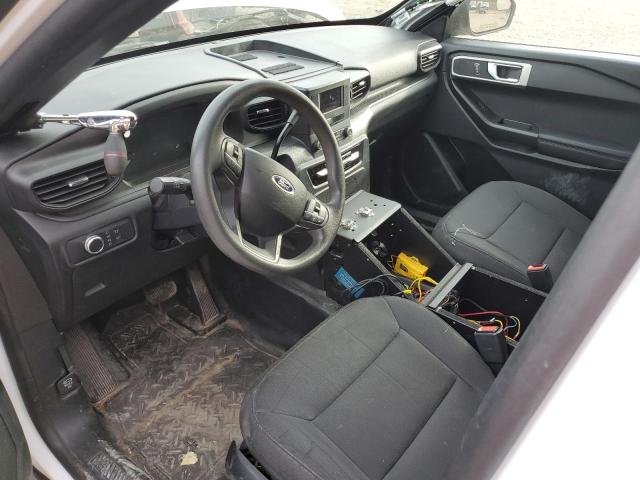 1FM5K8AB1MGA65558 - 2021 FORD EXPLORER POLICE INTERCEPTOR თეთრი ფოტო 8