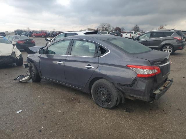 3N1AB7AP6EL658695 - 2014 NISSAN SENTRA S GRAY photo 2