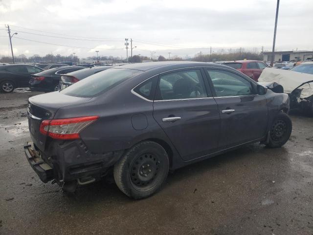 3N1AB7AP6EL658695 - 2014 NISSAN SENTRA S GRAY photo 3