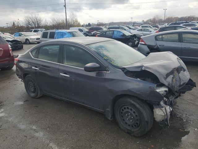 3N1AB7AP6EL658695 - 2014 NISSAN SENTRA S GRAY photo 4